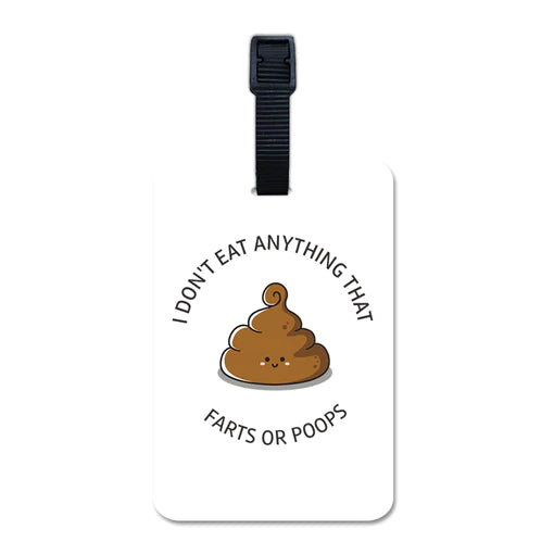 Farts Or Poops Luggage Tag