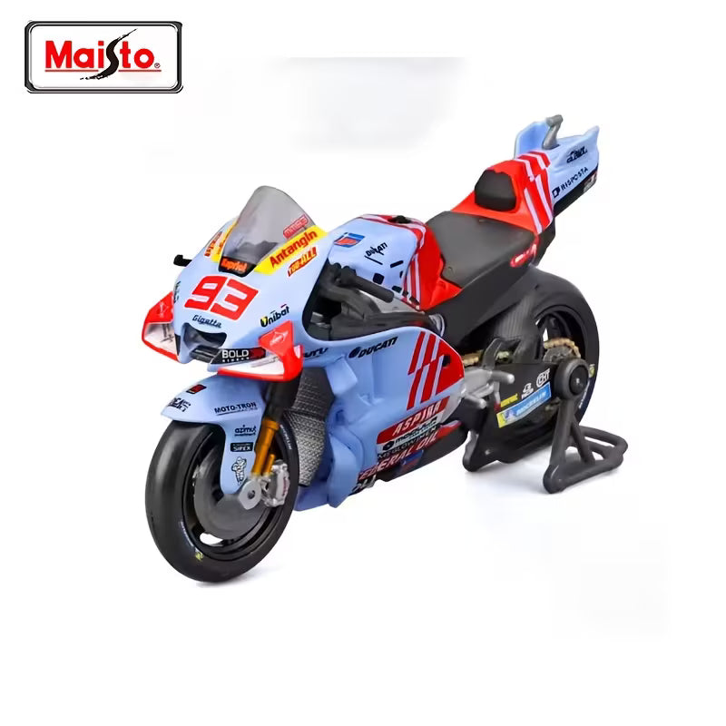 Maisto - 1 : 18 Diecast Scale Model - Official Licensed Product - Team Gresini Racing Moto GP Season 2024 #93 Marc Marquez