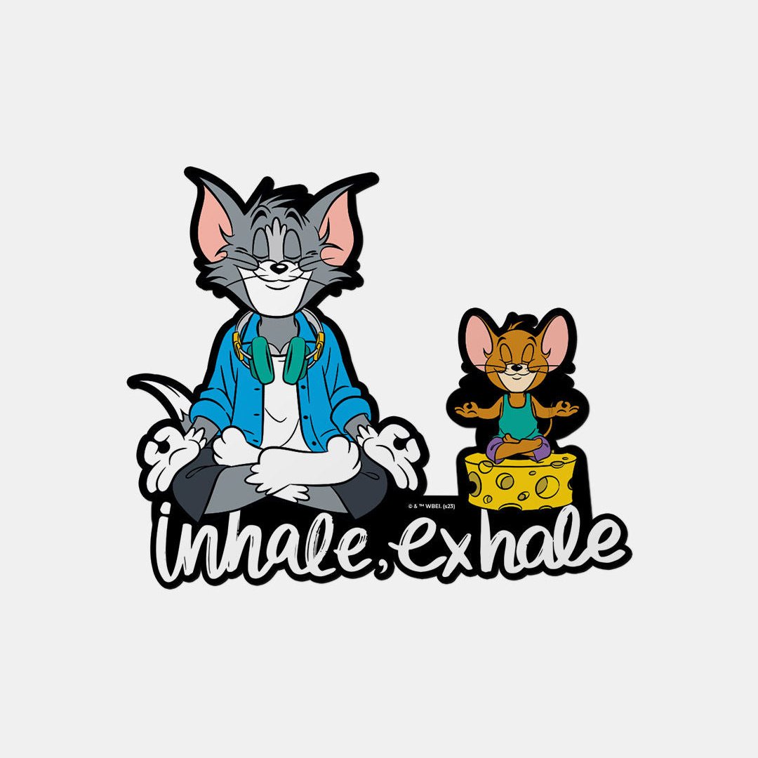 Tom And Jerry - Inhale and Exhale Fridge Magnet