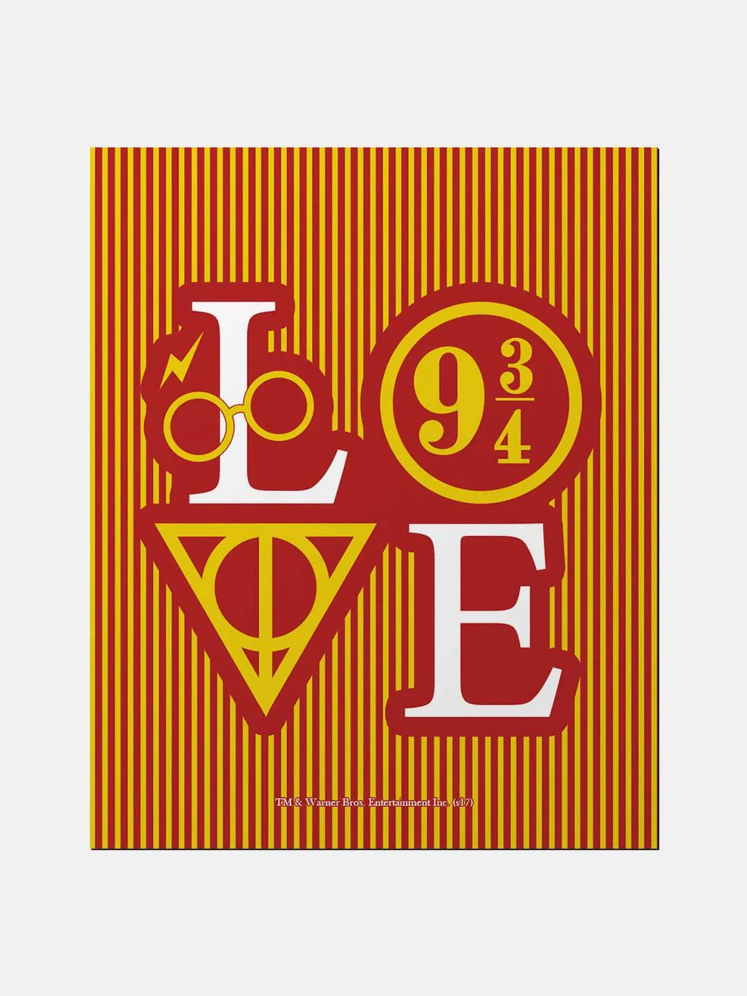 Harry Potter Love 9 3/4 Fridge Magnet