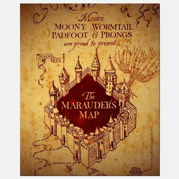 Harry Potter Marauder Map Fridge Magnet