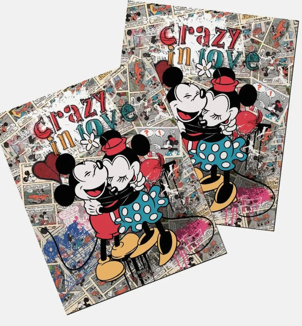 Crazy In Love Mickey And Minnie Fridge Magnet