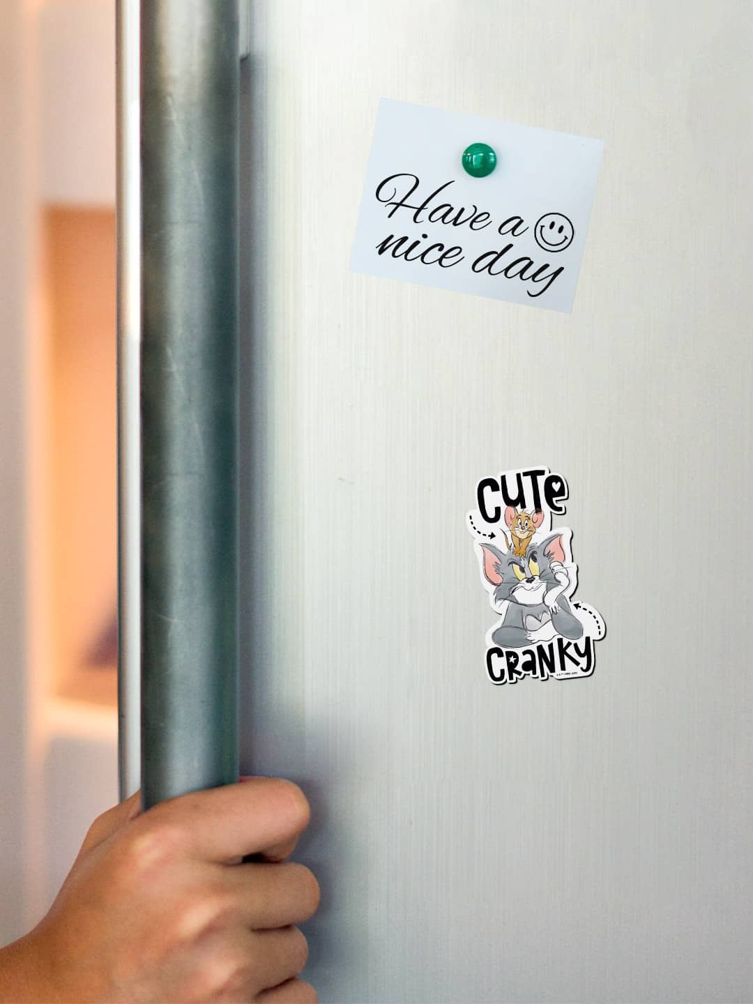 Tom And Jerry - Cute and Cranky Fridge Magnet