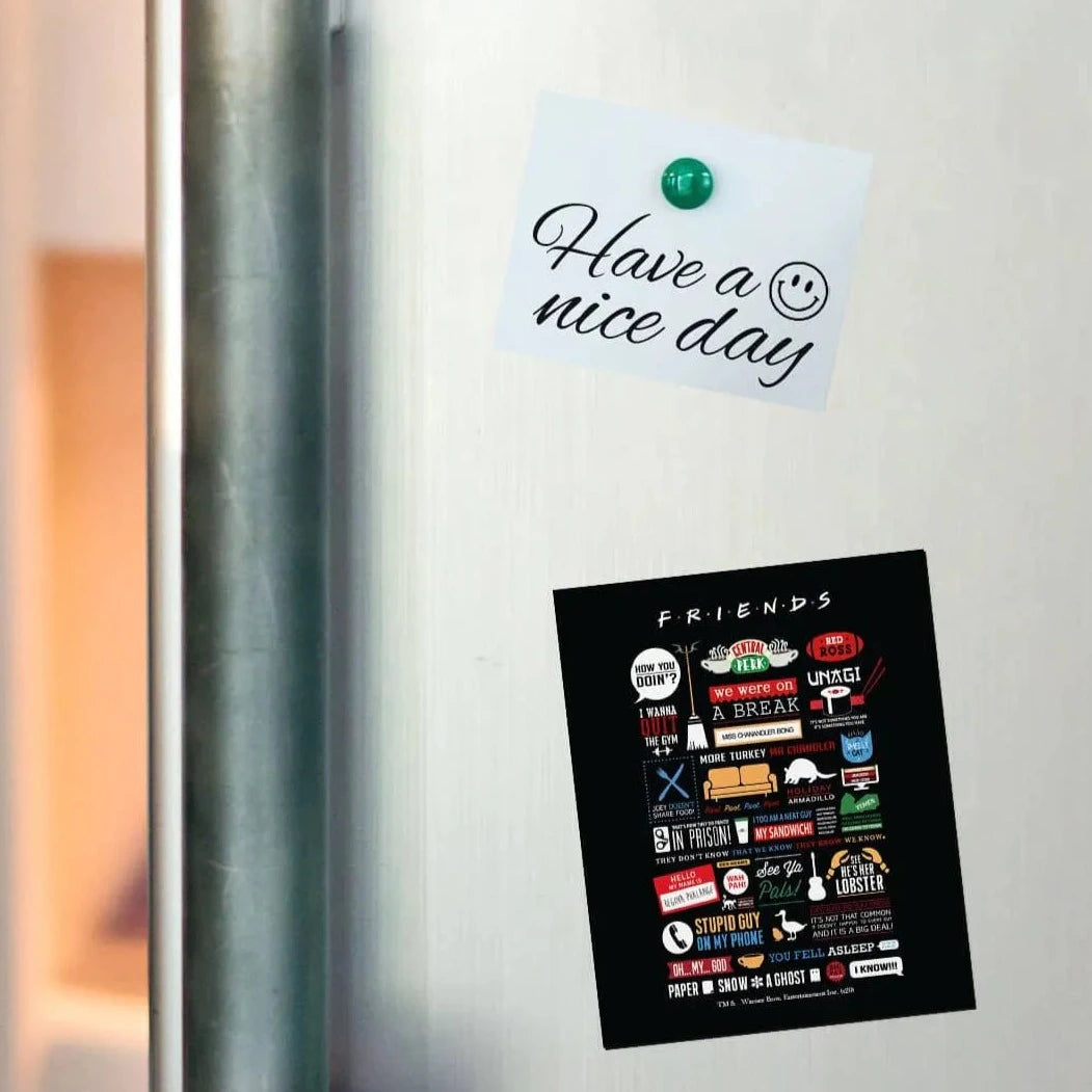 Friends Favourite Infographic Fridge Magnet