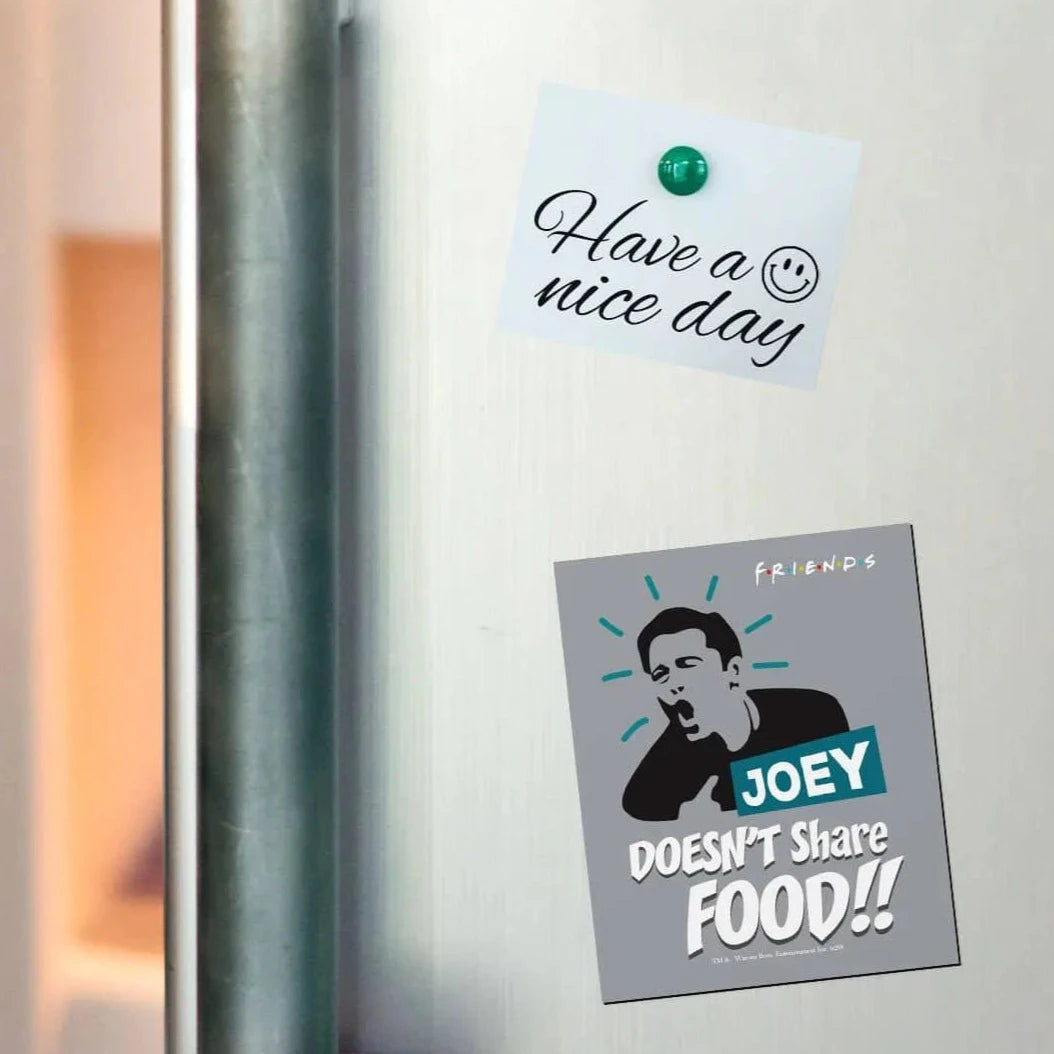 Friends Joey Doesn't Share Food Fridge Magnet