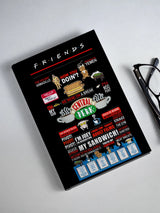 Friends Infographic Quotes Hardbound Diary