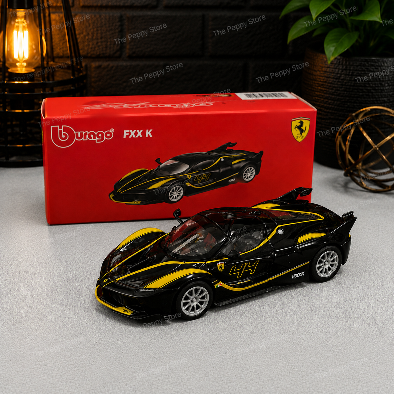 Official Bburago Fxx K Black-1:64 Diecast Scale Model