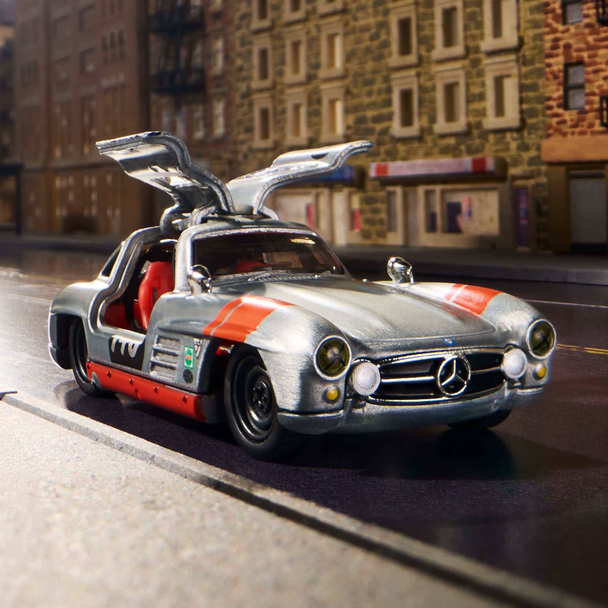 Hot Wheels Scale 1:64 Imported Elite 64 Hot Wheels Elite 64 Mercedes-Benz 300 SL Vehicle Exclusive Collection