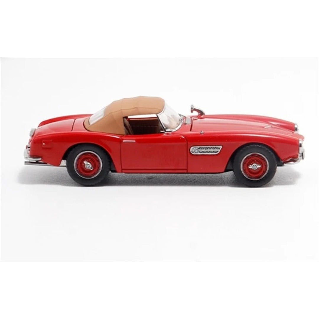 GFCC BMW 507 1957 Convertible Red side profile view with hardtop fitted
