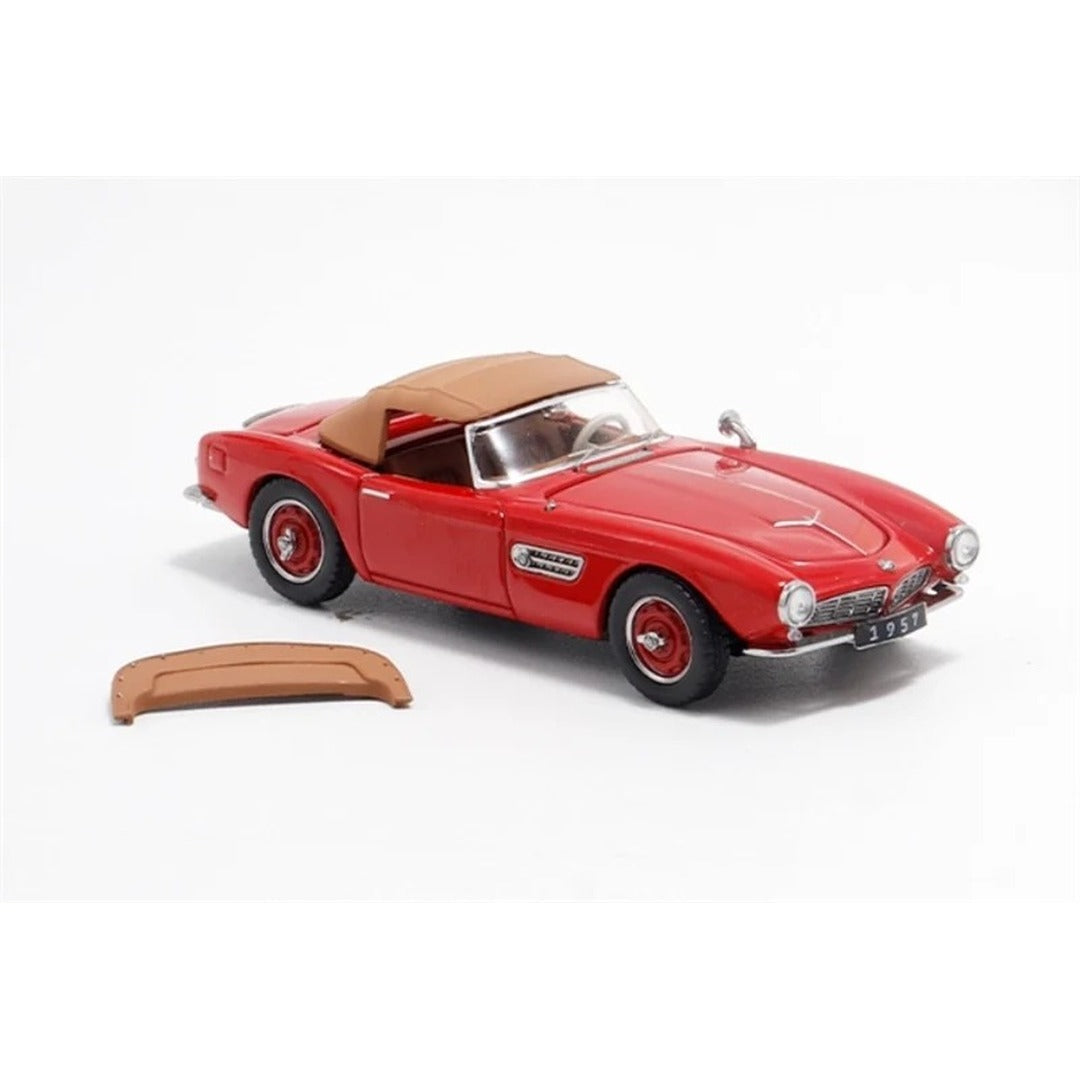 GFCC BMW 507 1957 Convertible Red front three-quarter view with removable hardtop panel