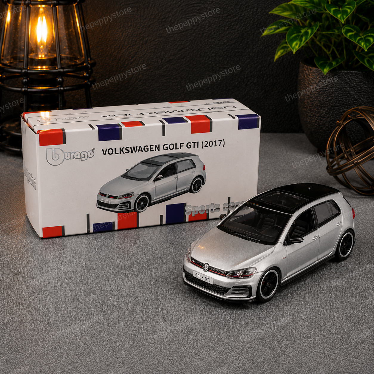 Official Bburago Volkswagen Golf GTI  (2017) - 1 : 64 Diecast Scale Model