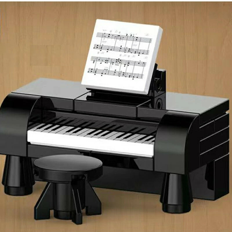 Decool 3D DIY Household Mini-Furiture Blocks for Decor - Household Piano