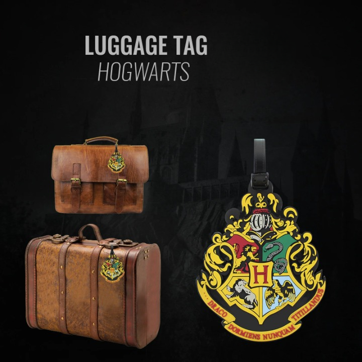 Harry Potter Official Hogwarts House Crest Luggage Tag / Bag Tag