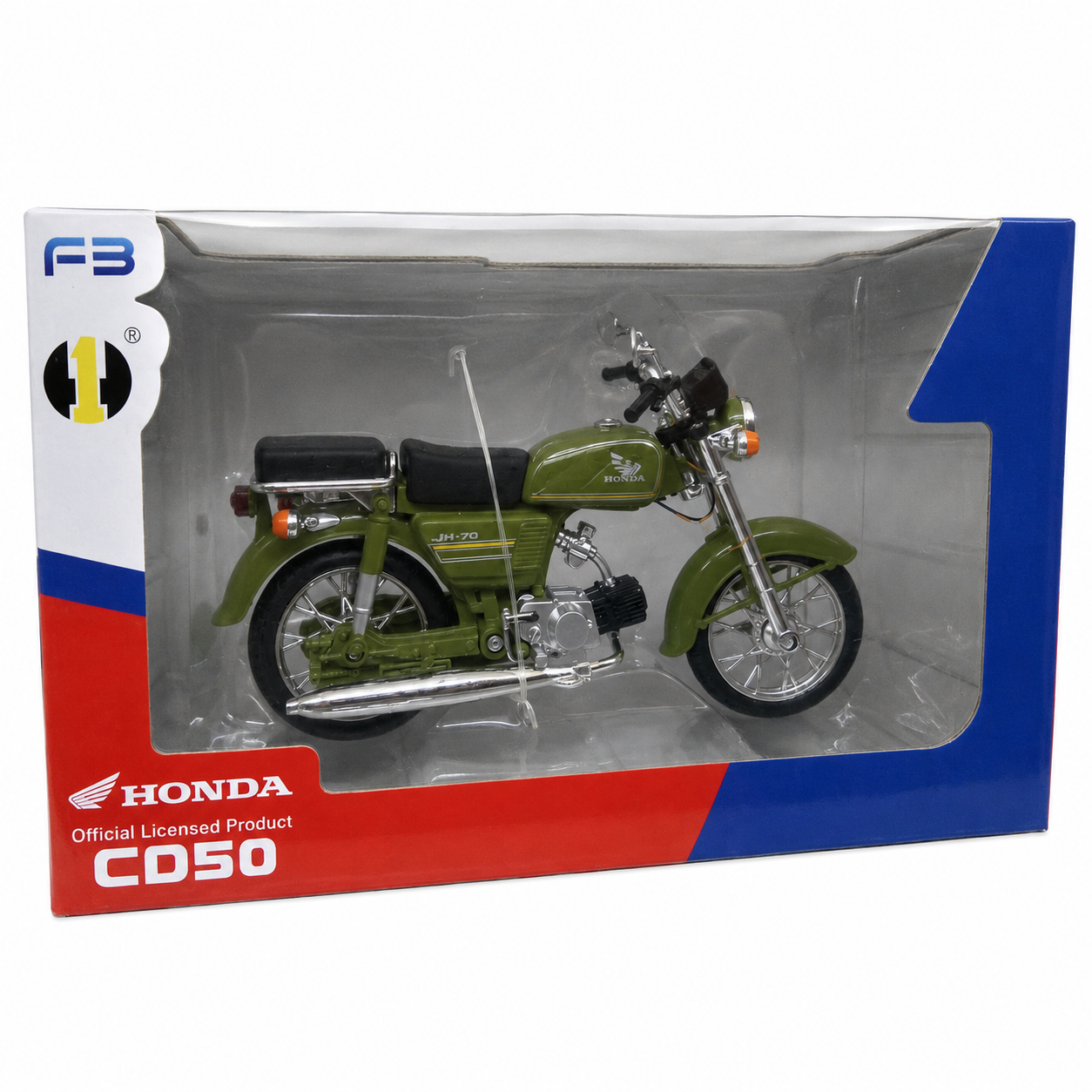 Official Honda Licensed CD50 Vintage Motorcycle – Large 1:10 Scale Die-Cast with Light