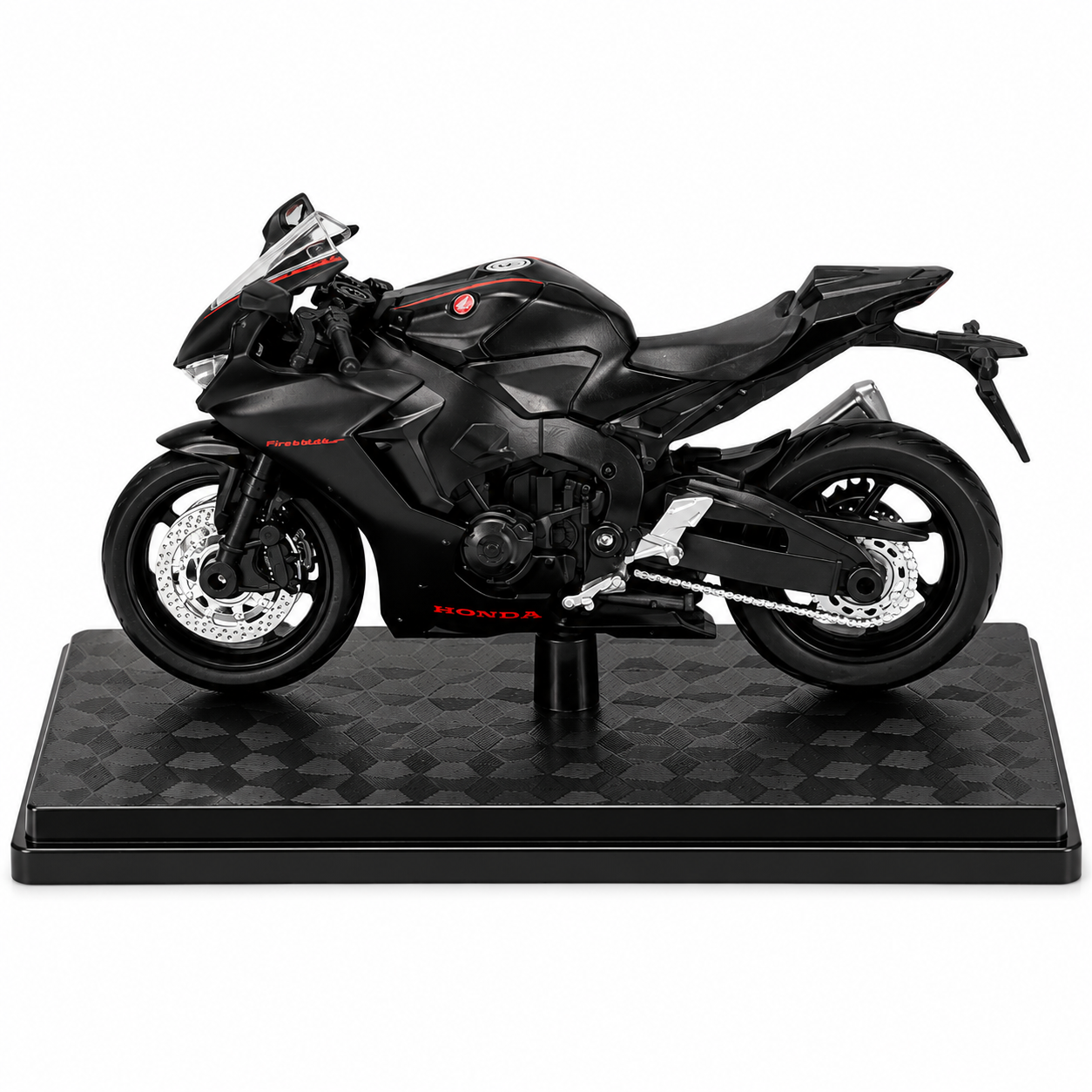 Honda CBR 1000RR Fireblade Diecast Model – Premium Matte Black 1:18 Scale Replica
