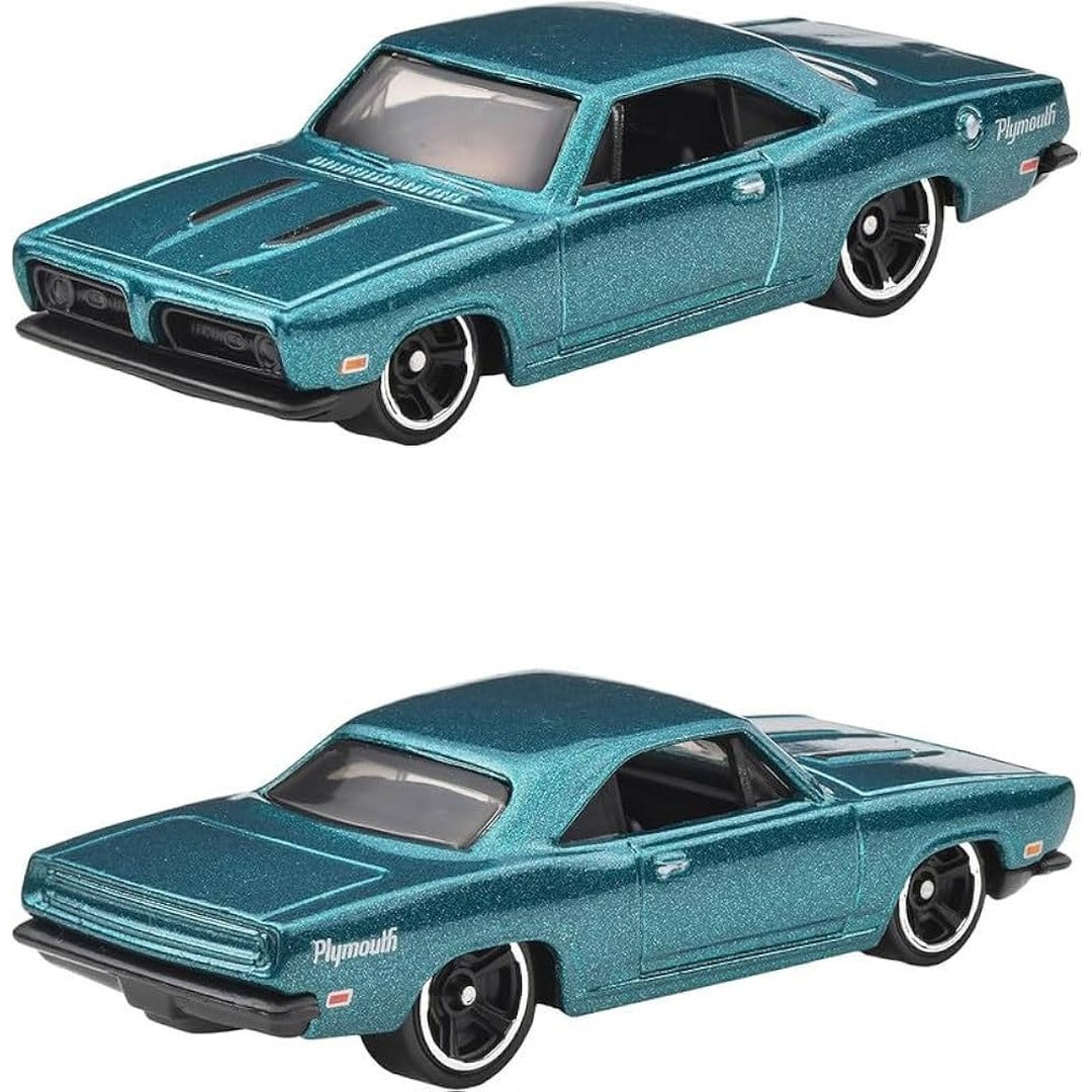 Hot Wheels Fast & Furious 5-pack Plymouth GTX teal 1:64 diecast model