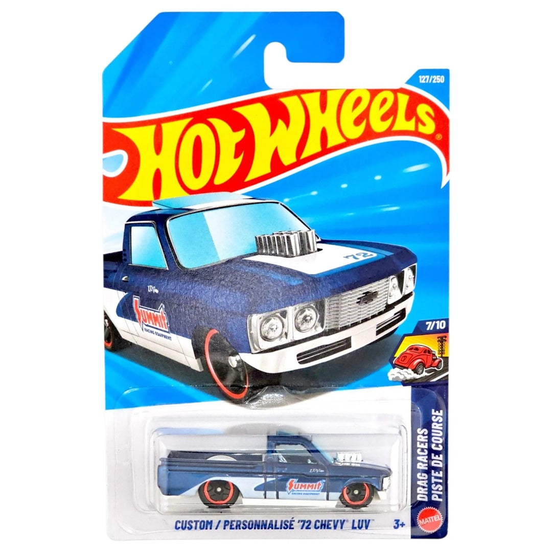 Hot Wheels Imported Custom / Personnalise '72 Chevy LUV Drag Racers 1:64 Scale Diecast Model Car
