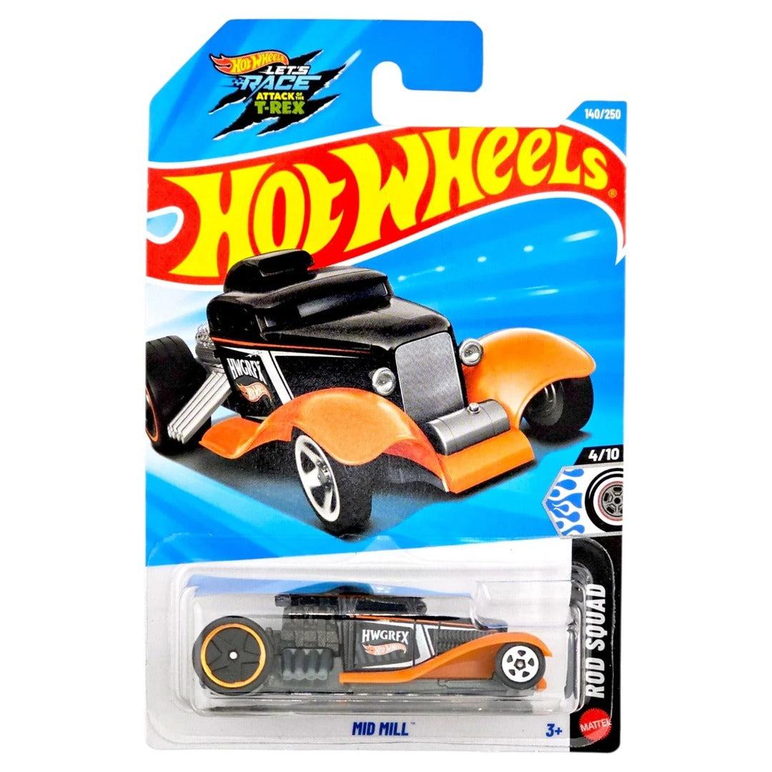 Hot Wheels Imported Mid Mill Rod Squad 1:64 Scale Diecast Model Car