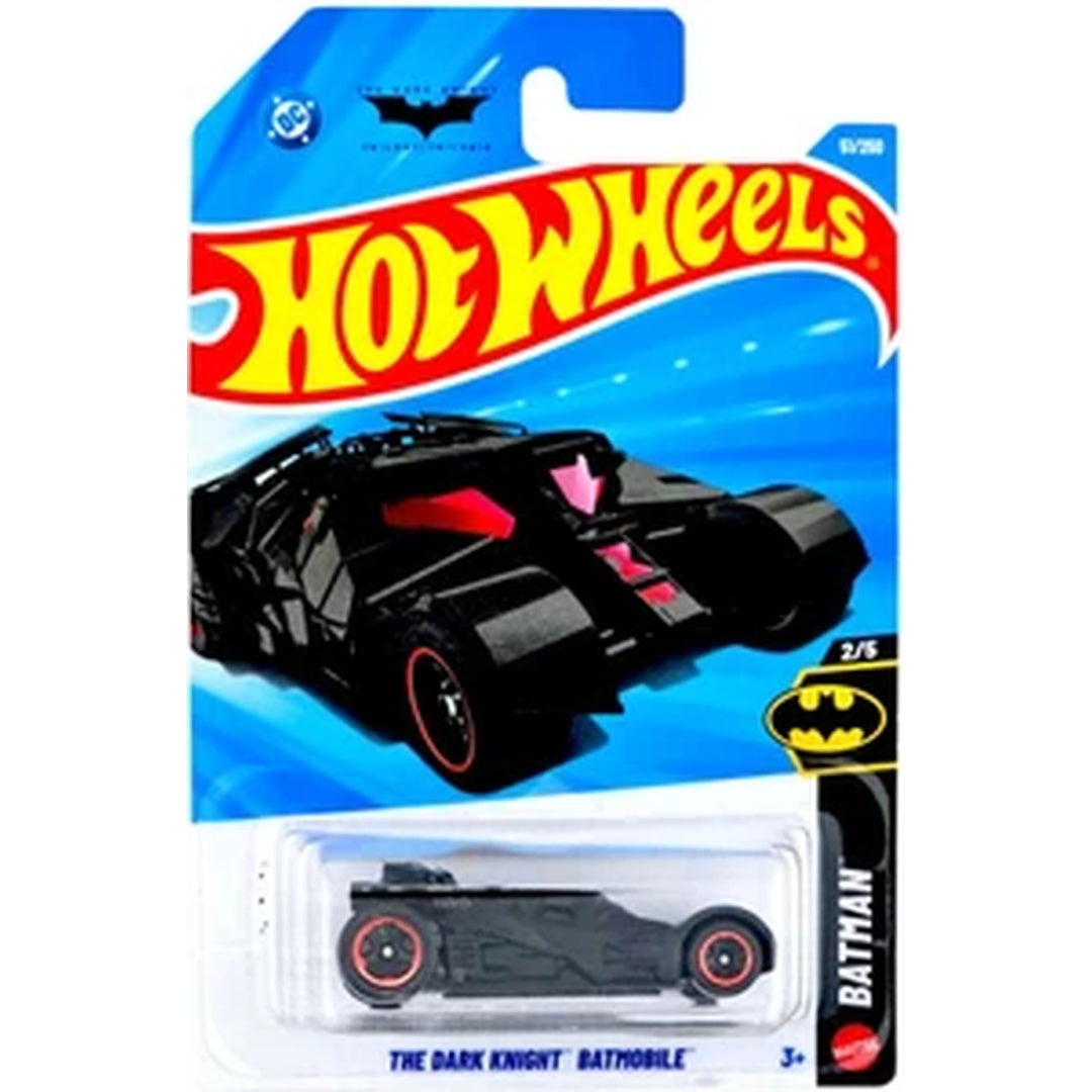 Hot Wheels Imported The Dark Knight Batmobile Black 1:64 Diecast Model