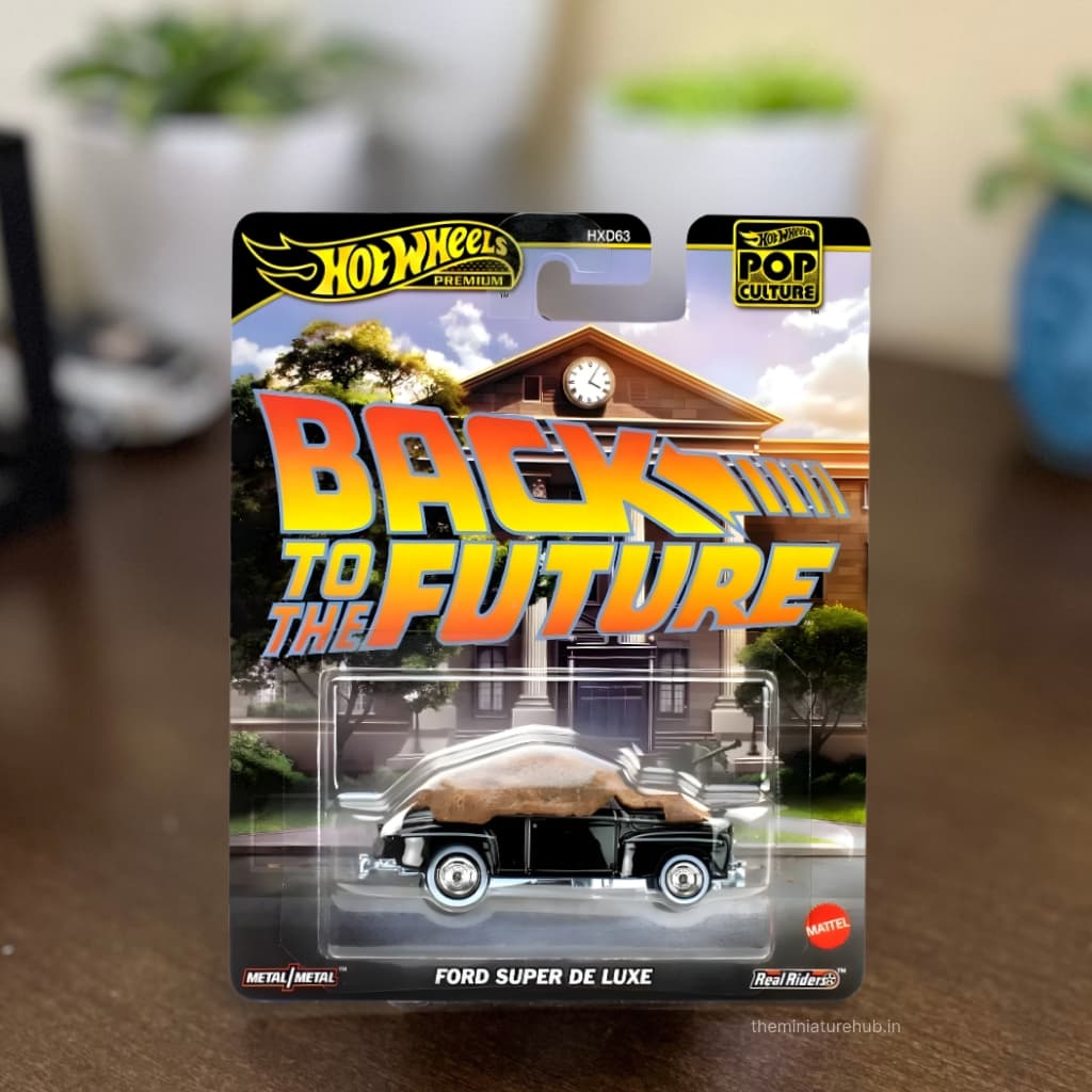 Hot Wheels Scale 1:64 USA imported 2025 Premium Pop Culture Back To The Future Diecast Model Car - Ford Super De Luxe