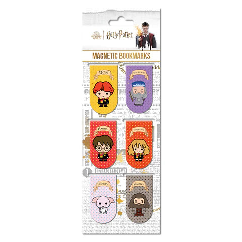 Harry Potter Chibi Magnetic Bookmark - Pack of 6
