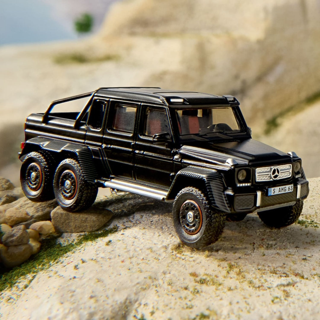 Hot Wheels Elite Mercedes-Benz G 63 AMG 6x6 1:64 Diecast Model Car - Side Angle View