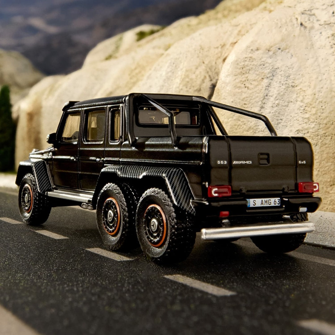 Hot Wheels Elite Mercedes-Benz G 63 AMG 6x6 1:64 Diecast Model Car - Rear Angle View