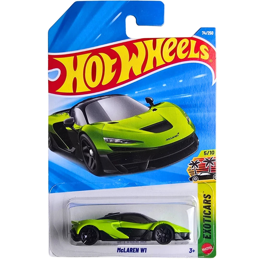 Hot Wheels Imported McLaren W1 ExotiCars 1:64 Diecast Model Car