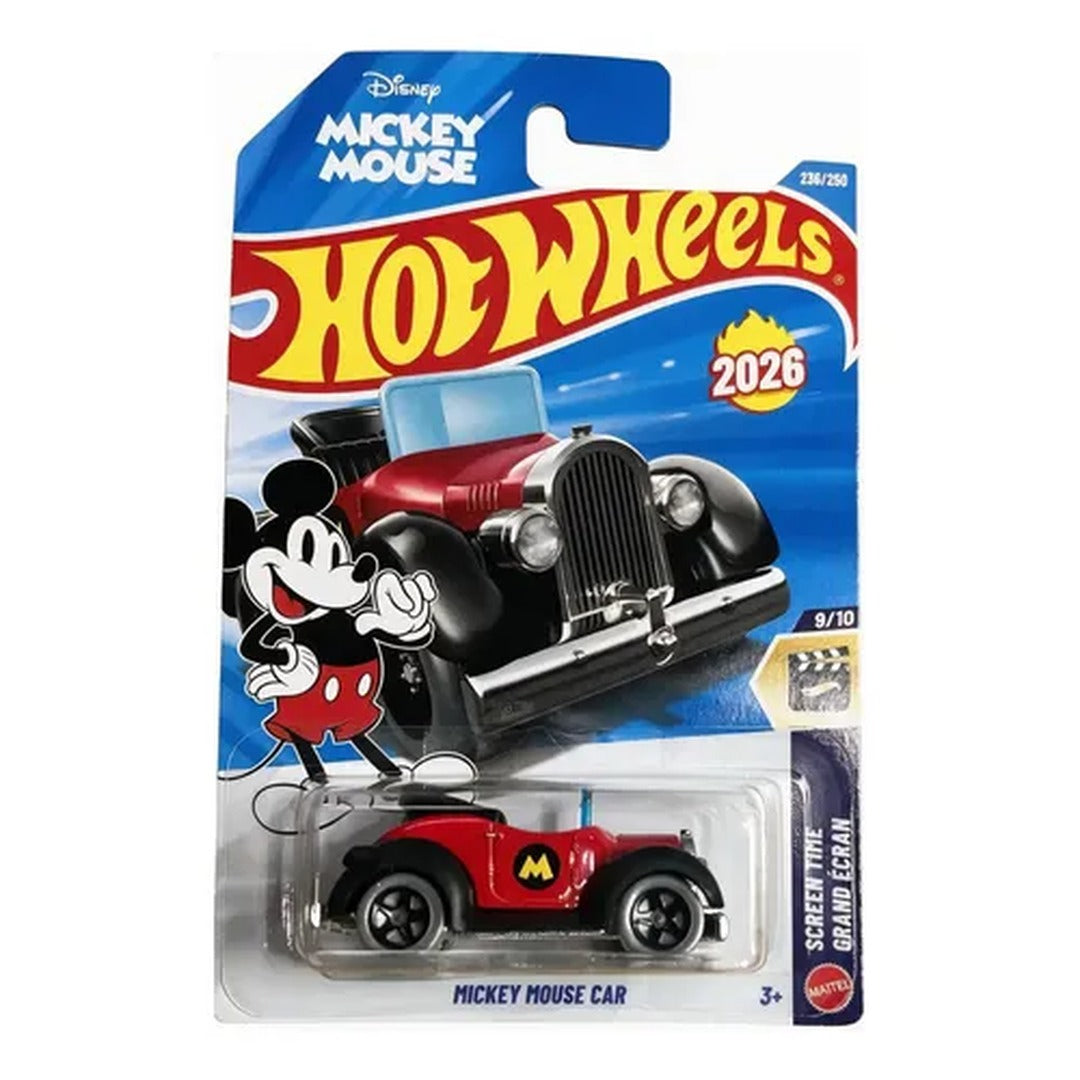 Hot Wheels Disney Mickey Mouse Car 2026 Screen Time series
