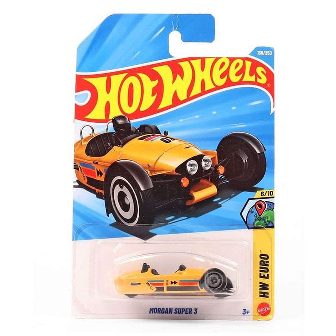 Hot Wheels Imported Morgan Super 3 HW Euro 1:64 Diecast Model Car