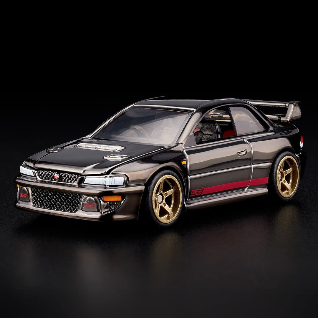 Hot Wheels Red Line Club '98 Subaru Impreza WRX STi 1:64 Diecast Model Car - Side Profile View