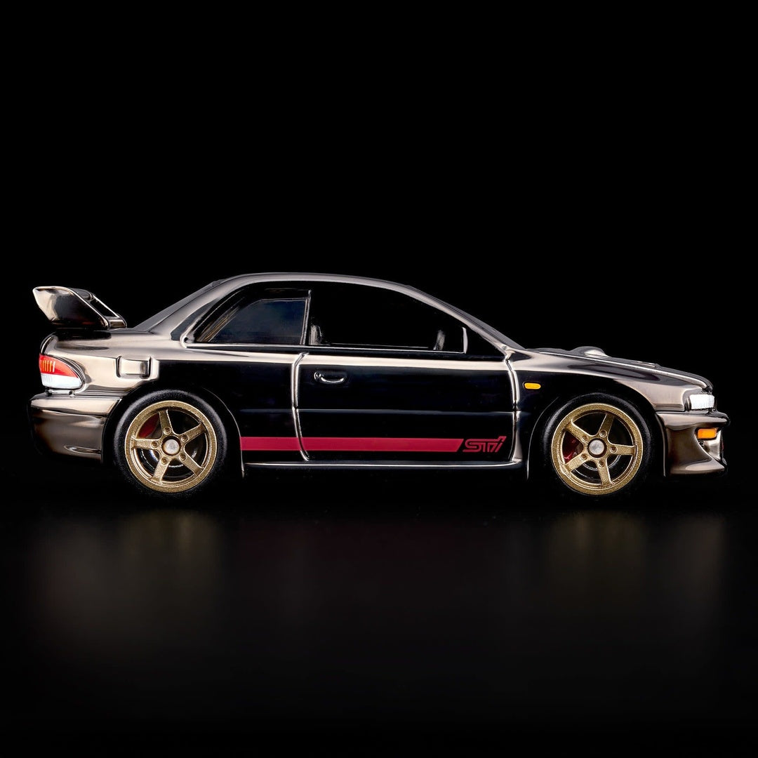 Hot Wheels Red Line Club '98 Subaru Impreza WRX STi 1:64 Diecast Model Car - Side Profile