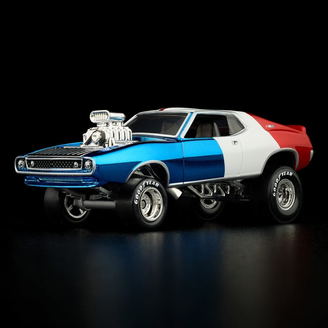 Hot Wheels Red Line Club '71 AMC Javelin AMX 1:64 Diecast Model Car - Front Angle View