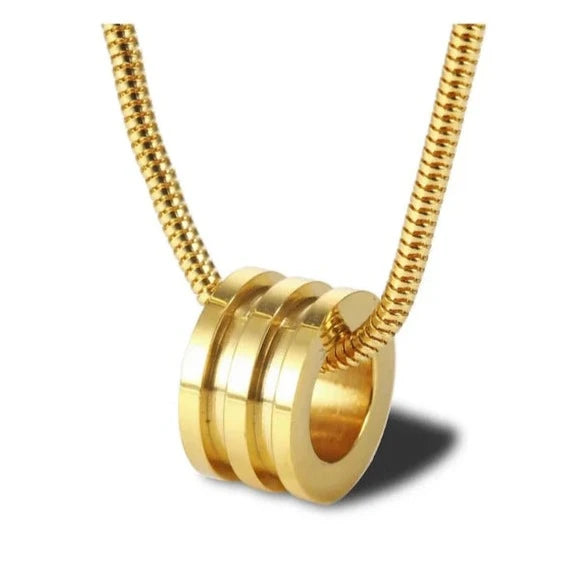 Golden Barrel Necklace