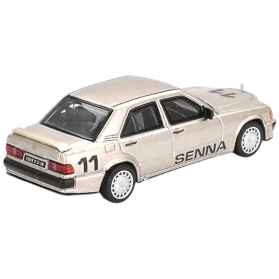 Mini GT Mercedes-Benz 190E 2.3-16 #11 Ayrton Senna 1:64 Diecast Model Car