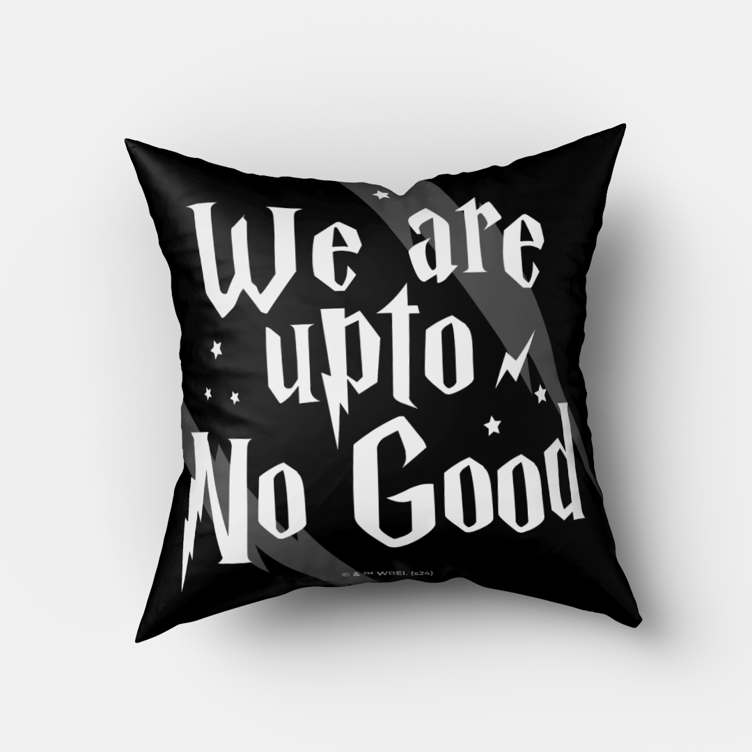 Harry Potter We're Upto No Good Square Pillow