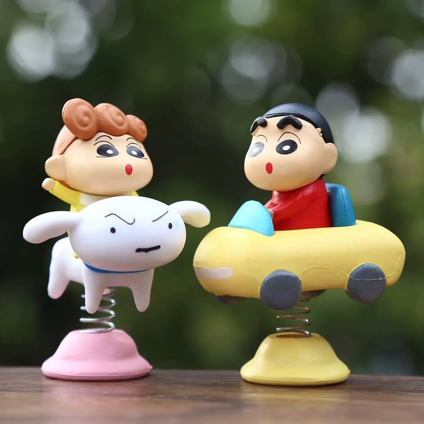 Shin Chan Spring Dashboard Bobble Head Figurine Set (6 Designs)