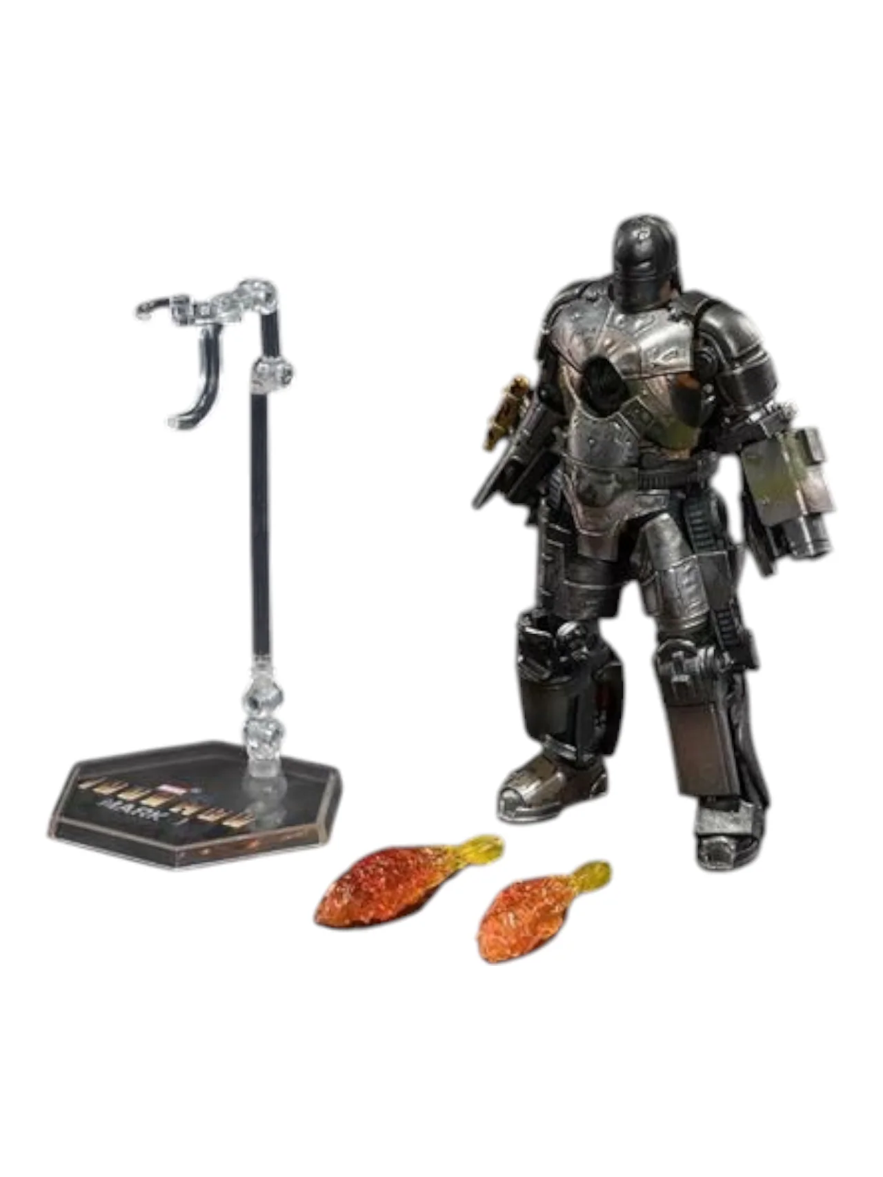 Marvel Studios Iron Man : The Infinity Saga 1:10 Scale Iron Man Mark MK01 Figure by ZD Toys (Size-7 Inch)