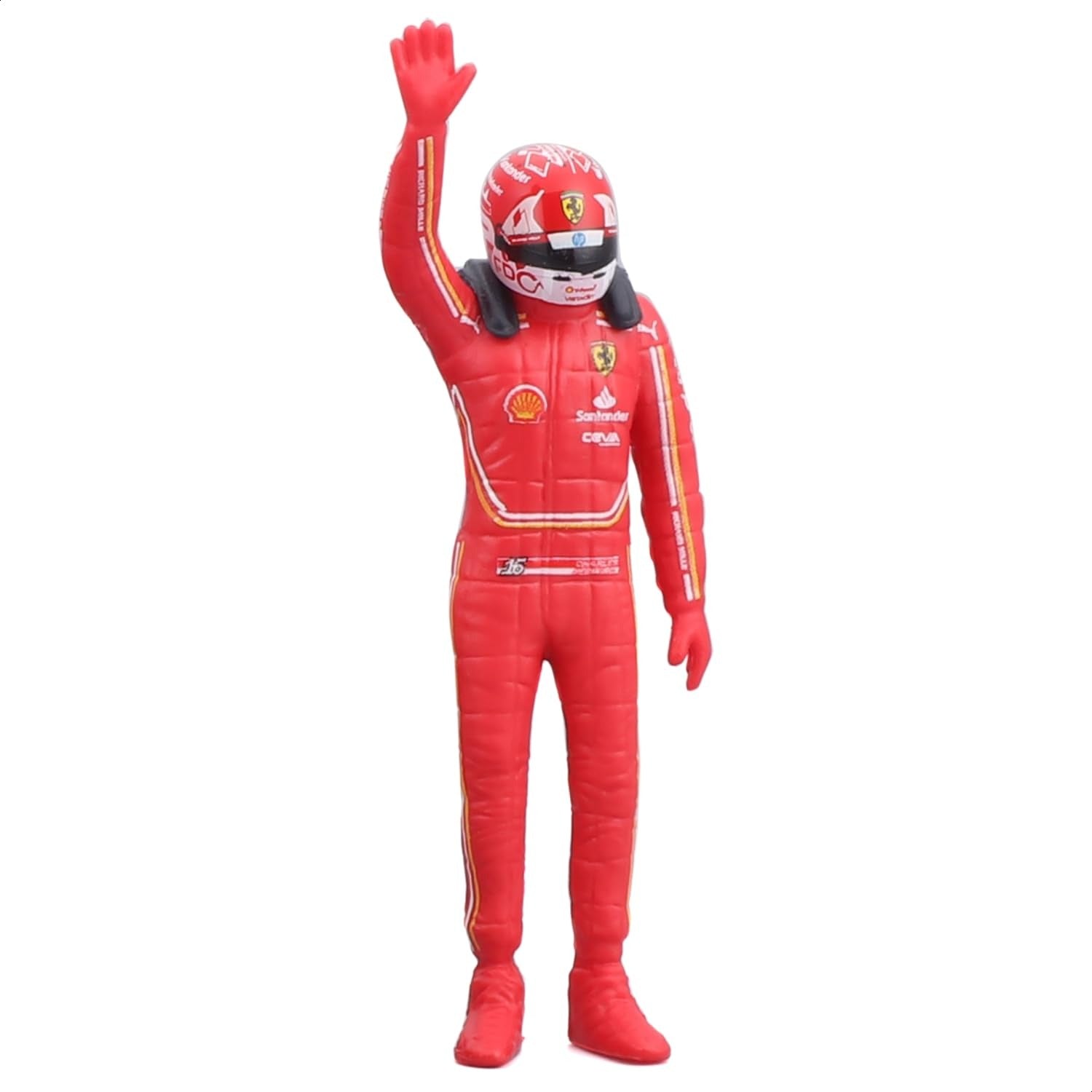 Bburago Ferrari SF-24 Charles Leclerc #16 1:24 Diecast F1 Model Car with Driver Figure