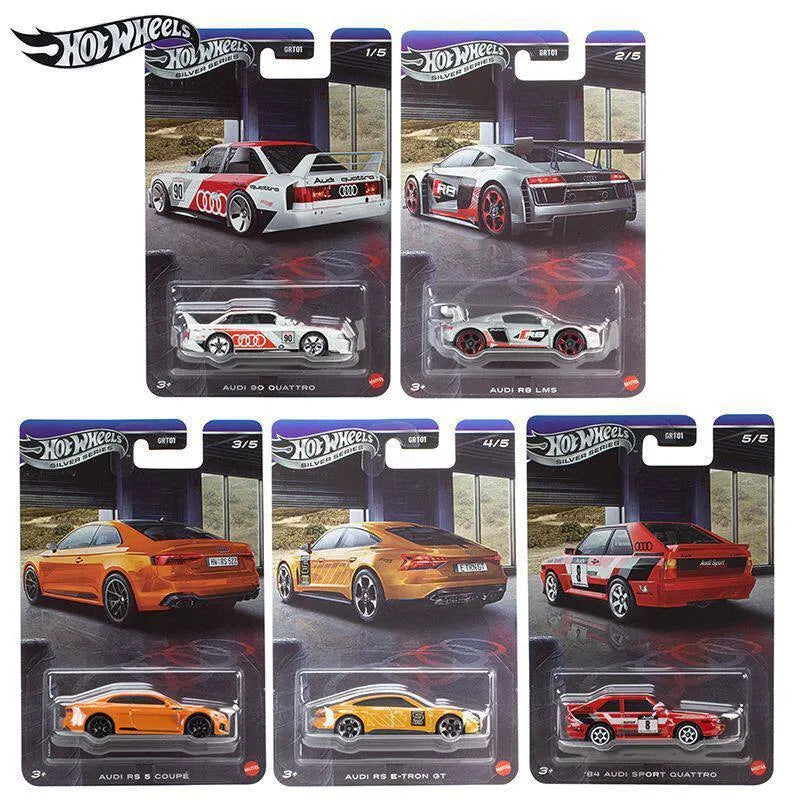 Hot Wheels Silver Series Audi Collection – Premium 1:64 Diecast Set