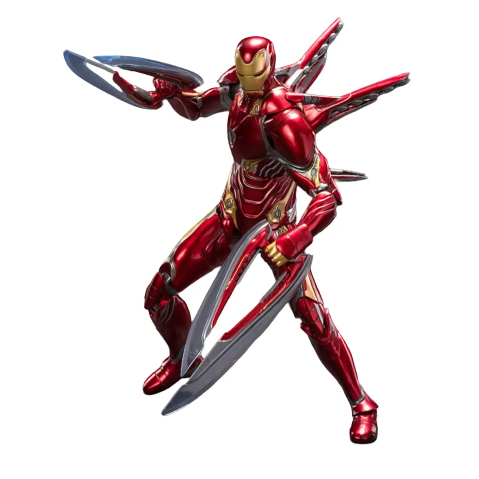 Marvel Studios Avengers Endgame The infinity Saga : Scale 1/10 iron Man Nano Technology Suit Mark 85 MK85 Luminious Version 2.0 Figure by ZD Toys
