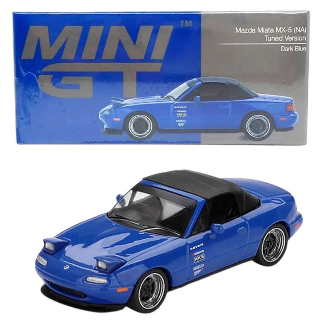 Mini GT Code 1069 Mazda Miata MX-5 (NA) Tuned Version Dark Blue