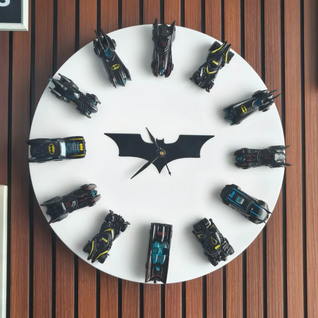 Batmobile 3D Wall Clock - No COD Allowed On This Product - Prepaid Orders Only