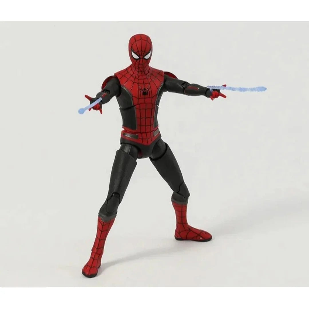 Marvel Studios Spider-Man No Way Home : 1:10 Scale Spiderman Upgraded Suit Figure by ZD Toys (Size-7 Inch)