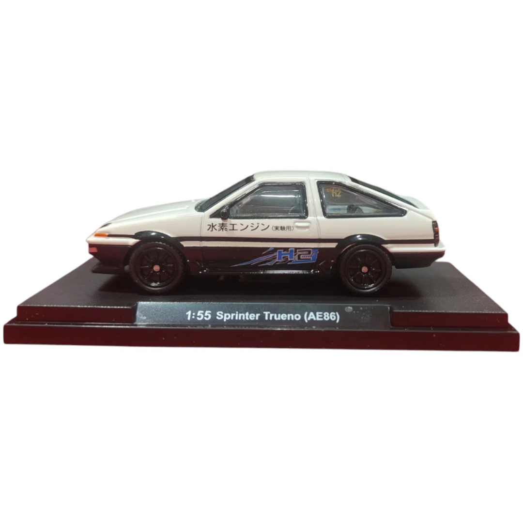 CCA Toyota Sprinter Trueno AE86 White H2 Edition 1:64 Diecast Model Car 015
