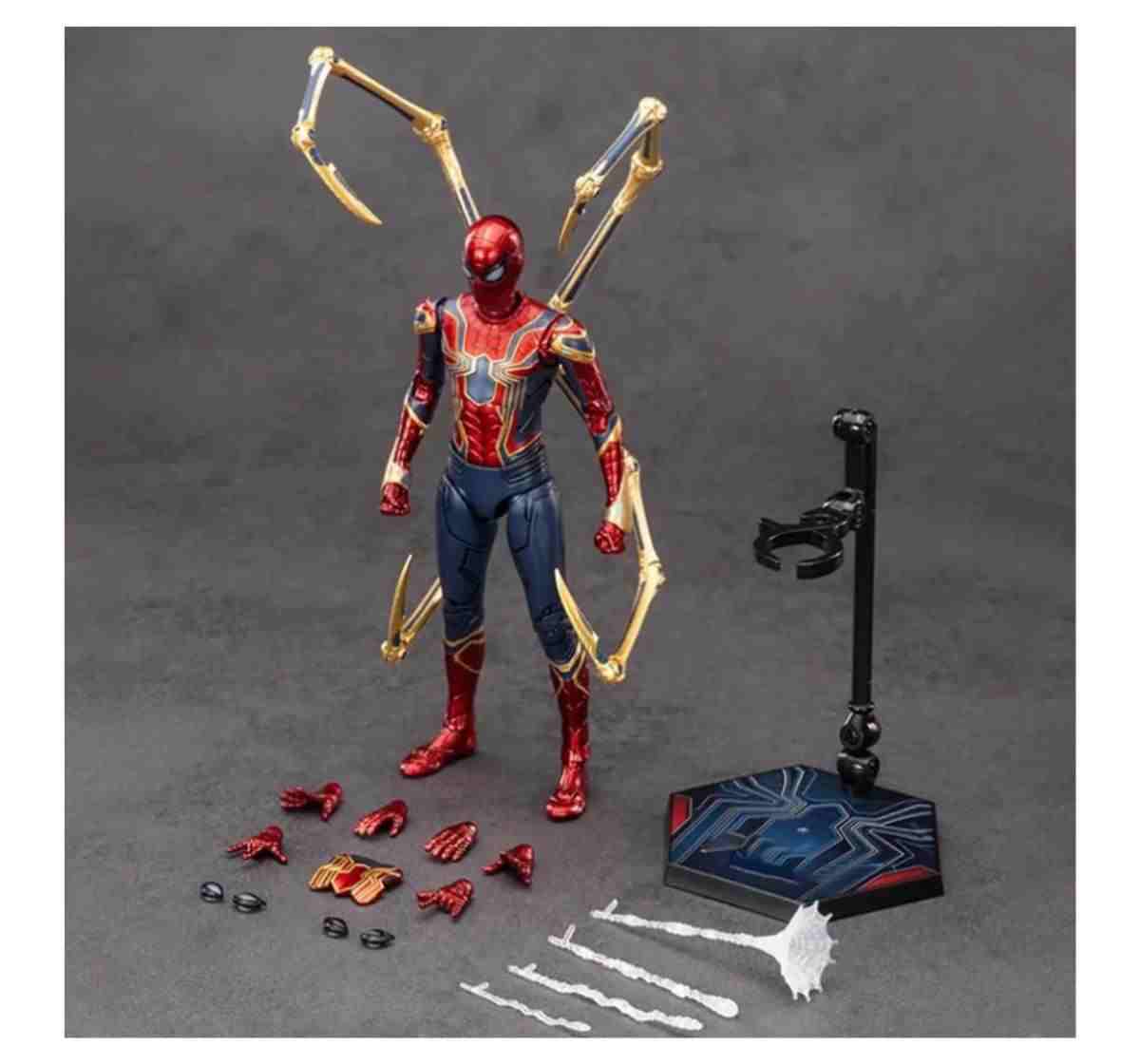 Marvel Avengers Infinity War Iron Spider Action Figure – 1/10 Scale Collectible ZD Toys Figure