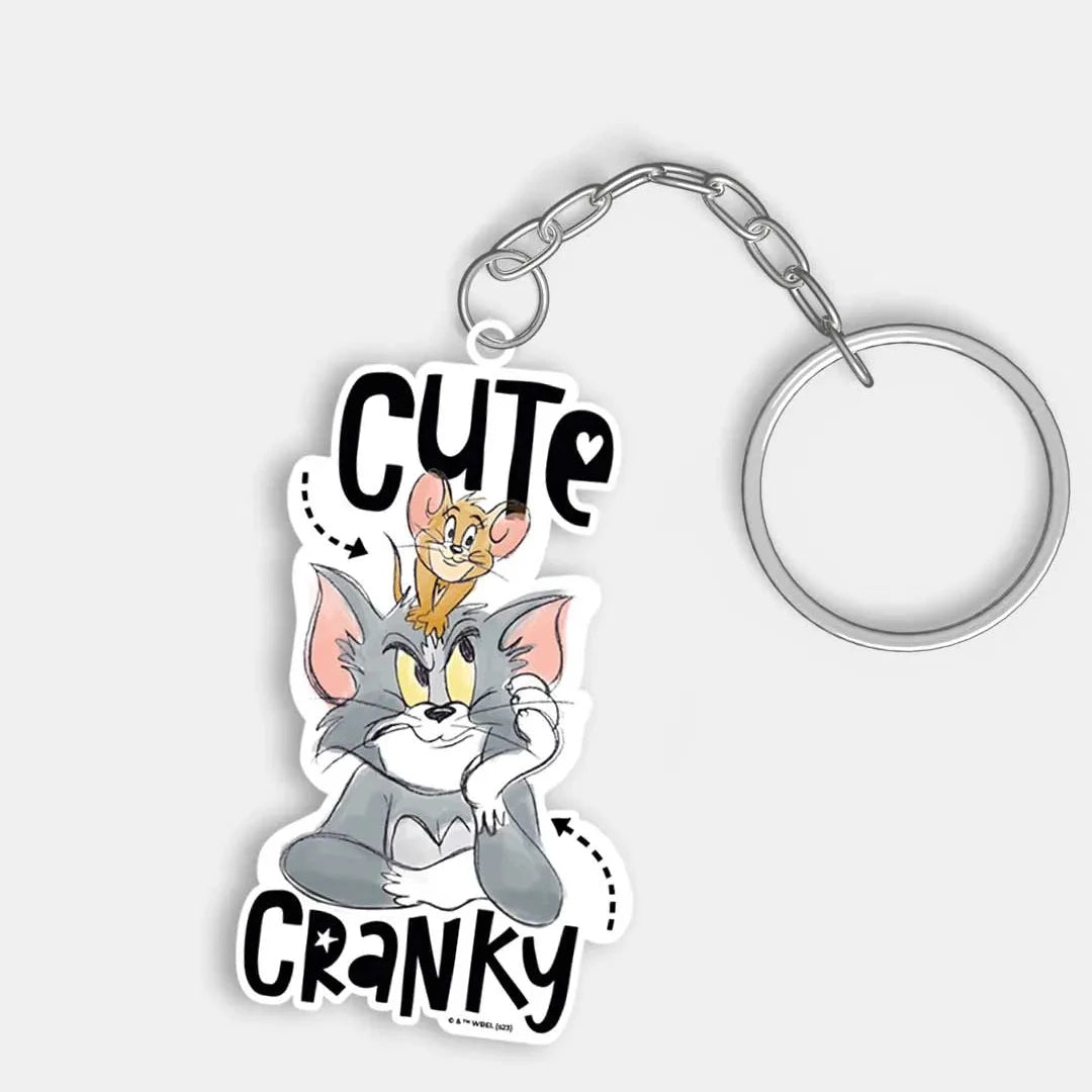 Tom And Jerry - Cute and Cranky Acrylic Keychain