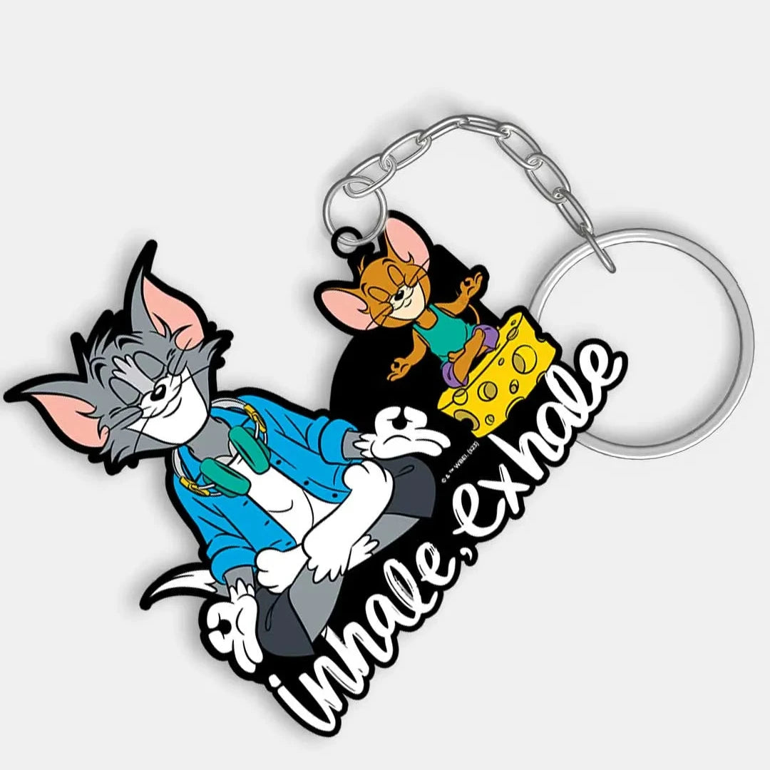 Tom And Jerry - Inhale and Exhale Acrylic Keychain