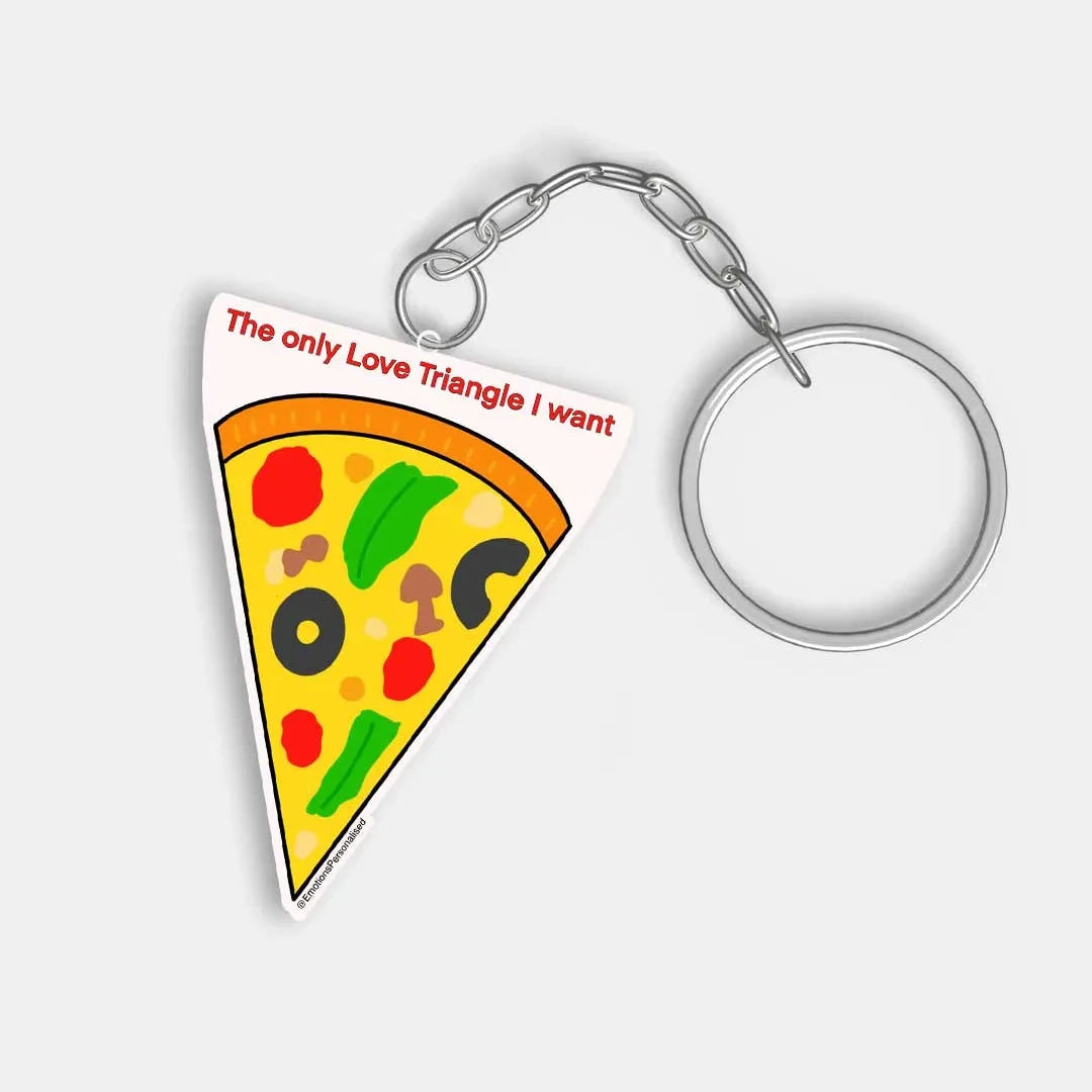 Love Triangle Acrylic Keychain