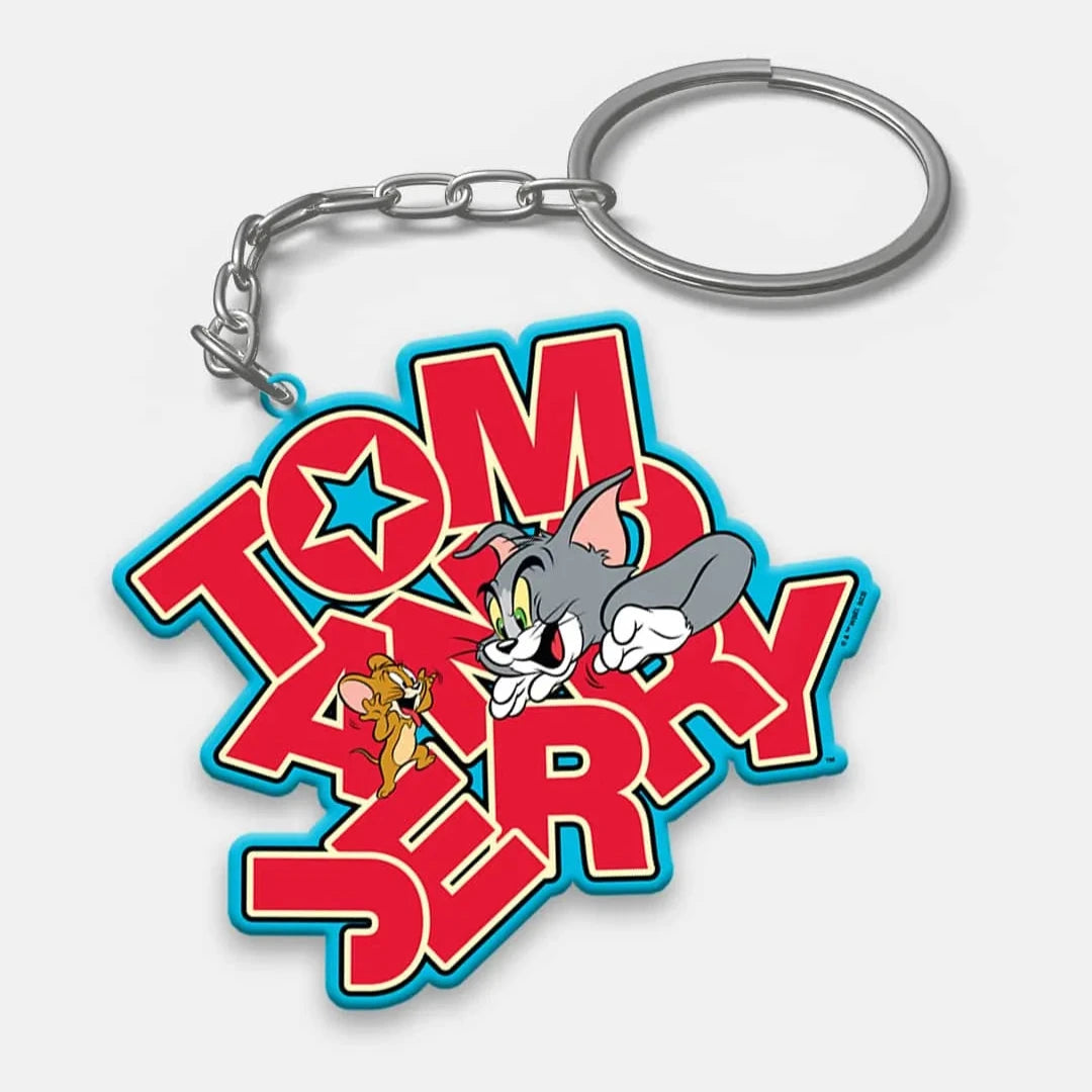 Tom And Jerry Animated Antics Acrylic Keychain